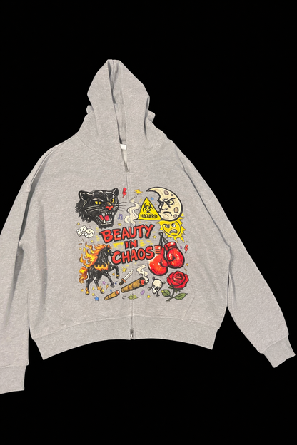 Beauty In Chaos Zip Up